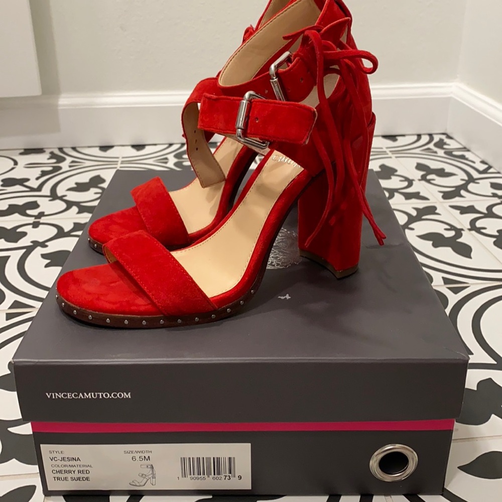 Vince Camuto Red Heels